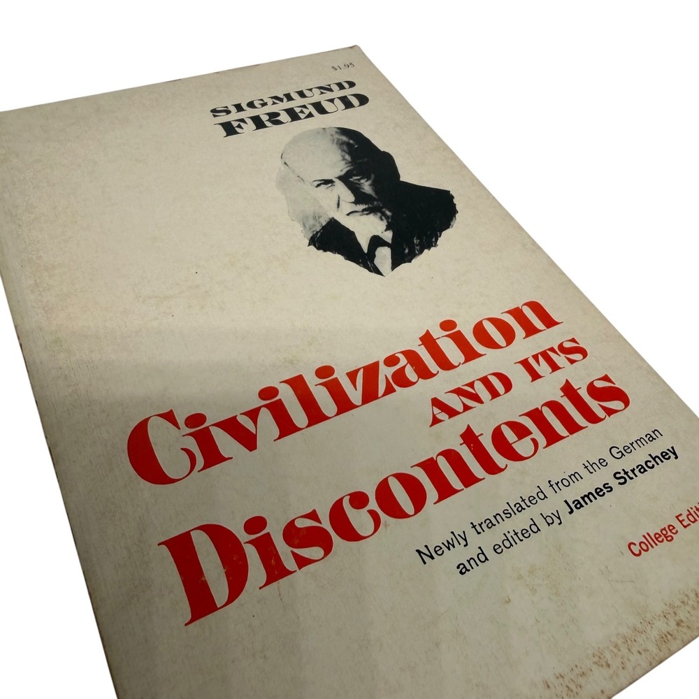 Sigmund Freud Civilization and Its Discontents Paperback 1962 Vintage Book